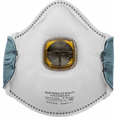 Spirotek VS2200AV FFP2 tvarovaný s ventilkem respirátor 10 ks