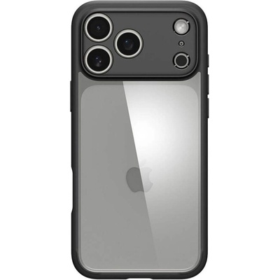 Spigen Противоударен Калъф за iPhone 17 Pro Max, Spigen Ultra Hybrid Case, Черен (ACS10279)