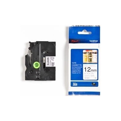 páska BROTHER TZeN231 čierne písmo, biela páska nelaminovná NON LAMINATED Tape (12mm) (TZEN231)