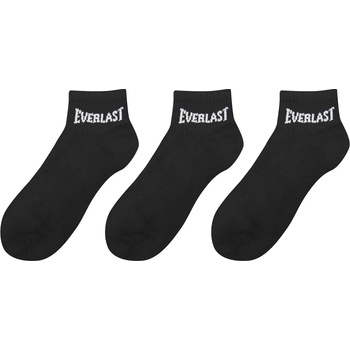 Everlast Дамски чорапи Everlast Quarter Sock 3 Pack Ladies - Black