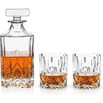 Viski (САЩ) Комплект от гарафа и 2 бр. чаши viski admiral кристални (viski 9417)