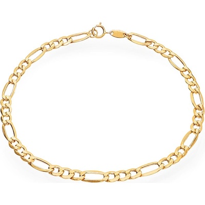 iZlato Forever Nadčasový náramek Figaro IZ19980N