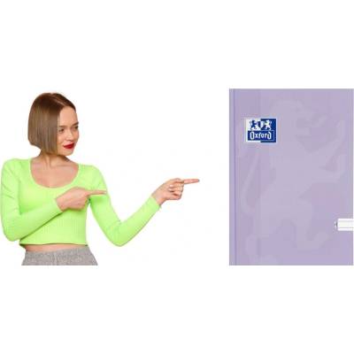 Oxford Zošit Touch Pastel A5 96L linajkový s okrajom pevná obálka
