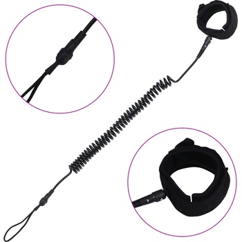 shumee Bezpečnostná šnúra na paddleboard SUP 25 cm