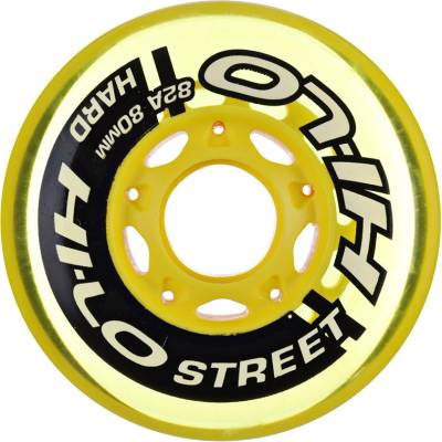 HI-LO Street Hockey Outdoor Yellow 80 mm 82A (4 ks)