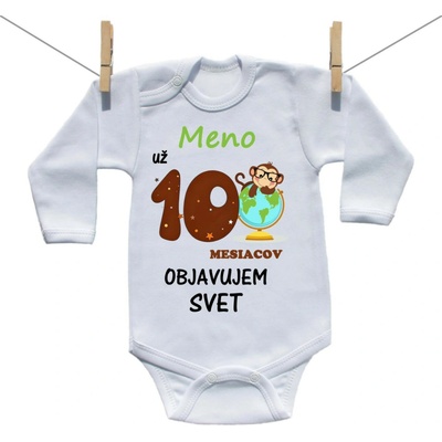Boodyy Body s dlhým rukávom Už 10 mesiacov objavujem svet