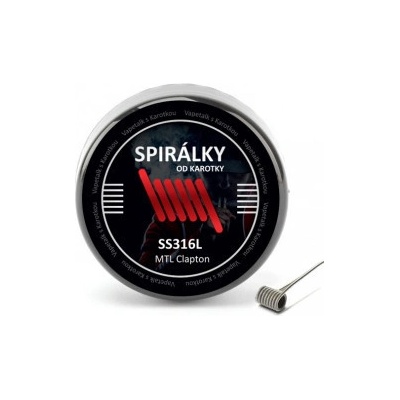 Spirálky od Karotky MTL Clapton 0,6ohm 10ks