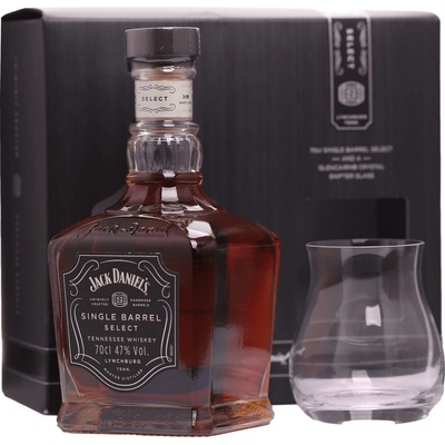 Jack Daniel's Single Barrel Select 47% 0,7 l (darčekové balenie 1 pohár)