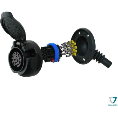 Zásuvka 13pin (DIN), 100% vodotěsná, Erich Jaeger – Zbozi.Blesk.cz