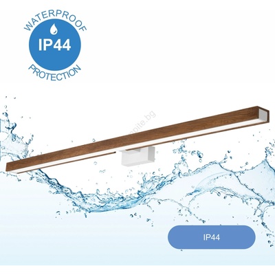 Brilagi-LED Лампа за огледало в баня WOODY MIRROR LED/15W/230V IP44 дъб/бял (BG15134)