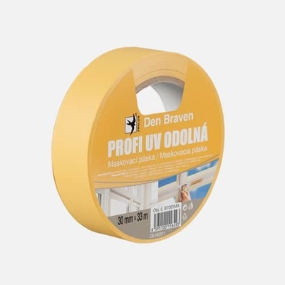 Den Braven Profi UV odolná maskovacia páska 30 mm x 33 m