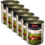 Animonda GranCarno Fleisch Adult заек + билки - 6 x 800 г