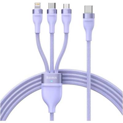 Baseus CASS030205 FLASH SERIES II 3 v 1 Type-C – Type-C/Lightning/microUSB 150cm