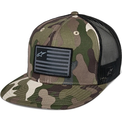 ALPINESTARS FLAG FLAT zelená camo/černá