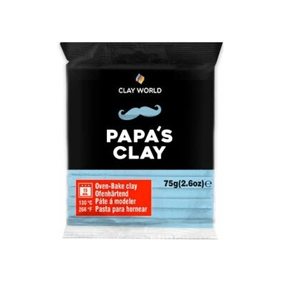 Papa’s clay Polymerová hmota 60 g baby modrá