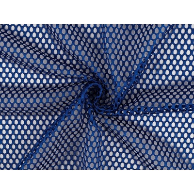 Oděvní síťovina sportovní šíře 200-205 cm Varianta: 6 (5) modrá kobaltová, Balení: 1 m