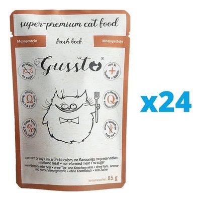 Gussto Cat Fresh Wild Boar 24 x 85 g