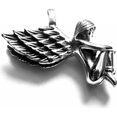 Steel Jewelry Přívěsek anděl z chirurgické oceli PR14704