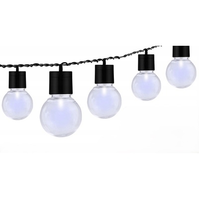 Garden Line Solární LED světelný řetěz Luca 3,8 m studená bílá