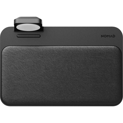 Nomad Base Station Apple Watch Wireless Charging Dock - двойна поставка (пад) с до 7.5W безжично захранване за зареждане на мобилни устройства и зареждане на Apple Watch и Ap