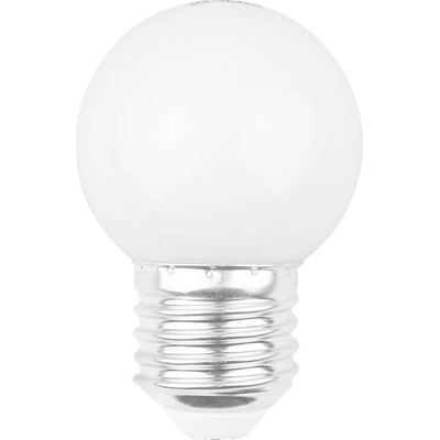 TelForceOne Forever Light sada 5ks LED žiaroviek E27, G45, 2W, biela