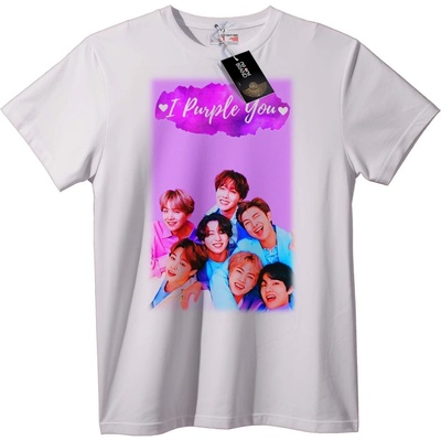 NOONEBRAND Тениска I Purple You BTS - XS, Black