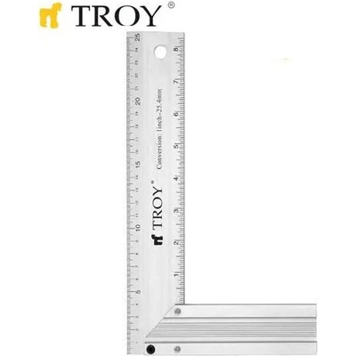 TROY Алуминиев прав ъгъл (500mm) (T 23450)