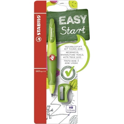 Stabilo EASYergo tužka pro praváky 3,15 mm HB zelená – Zboží Dáma