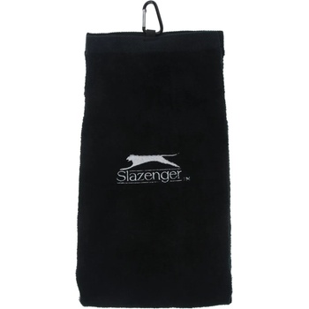 Slazenger Хавлиена кърпа Slazenger Golf Bag Towel with Carabiner Clip - Black