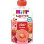 Hipp Био плодово смути Hipp - Ябълка, банан и червени плодове, 120 ml (84000) - baby
