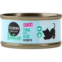 Cosma Nature Kitten s tuňákem a aloe vera 6 x 70 g
