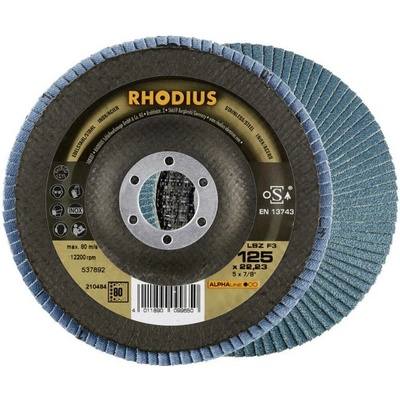 Rhodius Vějířovitý brusný kotouč 125 x 22.23 mm 210484