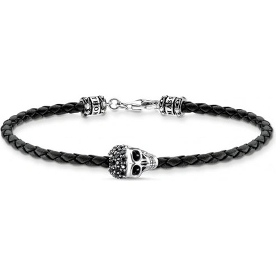 Thomas Sabo náramek Skull silver A2055-805-11