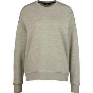 Stoic Дамски вълнен пуловер Stoic Women's MerinoFleece240 MMXX. Persberg Crew Merino jumper - Stone Grey / Melange (105-6668-0213)