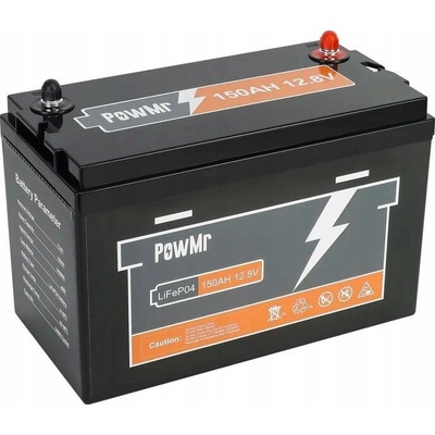 PowMr Akumulátor LiFePO4 12V 150Ah pro karavan loď chatu