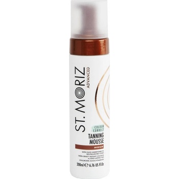 St. Moriz Advanced Colour Correcting Tanning Mousse Medium tónovaná samoopalovací pěna 200 ml