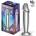 Afterdark Sarmy Metal Vibrating Dildo Plug Size M