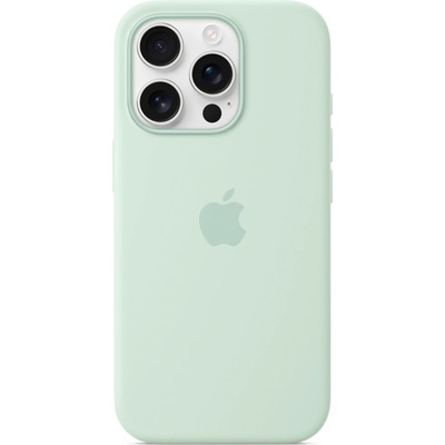 Apple iPhone 16 Pro Silicone Case with MS - Aquamarine MDG04ZM/A – Zboží Živě