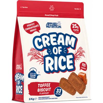 Applied Nutrition Cream Of Rice toffee biscuit 1 kg
