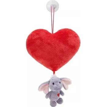 NICI GREEN: Мече със сиво слонче - 27 см, с вендуза (61502)