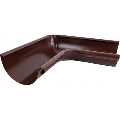 Covernit Lakovaný roh žľabu 250 mm vnútorný RAL 8017 hnedá