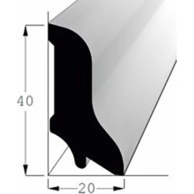 Lišta podlahová borovice 40x20mm, délka 240cm