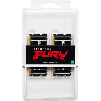 Kingston FURY Impact DDR5 32GB Kit 2x16GB 4800MHz SODIMM CL38 KF548S38IBK2 32