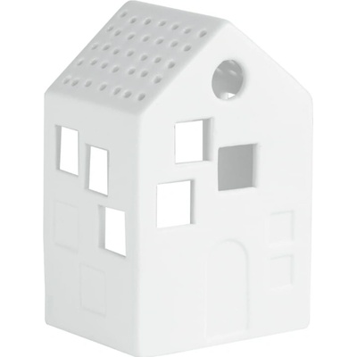 räder Porcelánový svícen domeček Beacon, bílá barva, porcelán