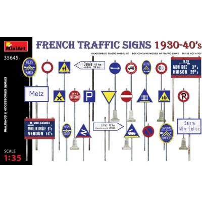 MiniArt French Traffic Signs 1930 40's 1:35