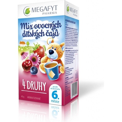 Megyfyt mix ovocný ch 4 druhy 20 x 2 g