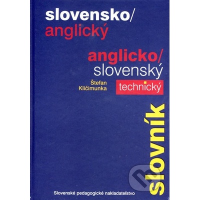 Slovensko/anglický anglicko/slovenský technický slovník