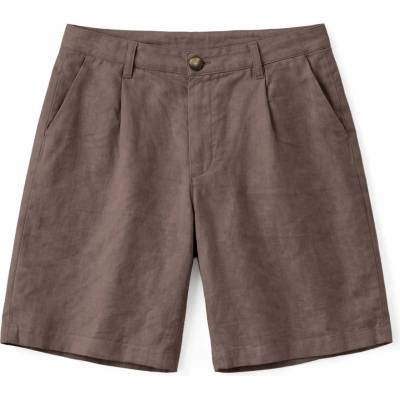 Mazine Дамски къси панталони Mazine Women's Linen Bermuda Shorts - Grey Brown (112-4427-0214)