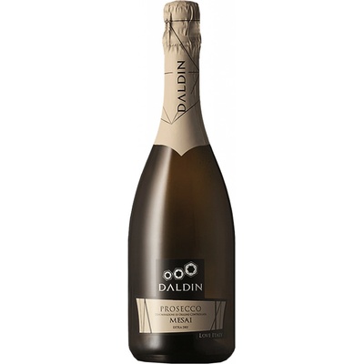 Daldin Extra Dry Mesai Prosecco DOC biele 11% 0,75 l (čistá fľaša)
