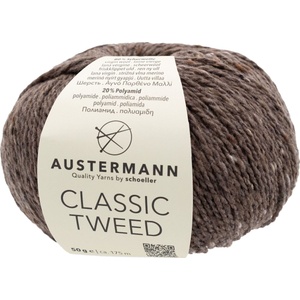 Austermann Classic Tweed 90365-4 Bark Плетива прежда (90365-4)